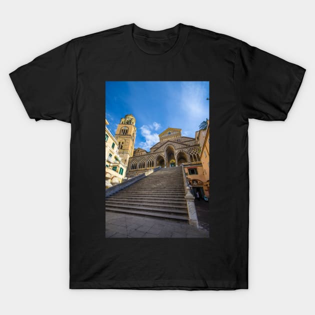 The Amalfi Cathedral, Italy T-Shirt by mitzobs